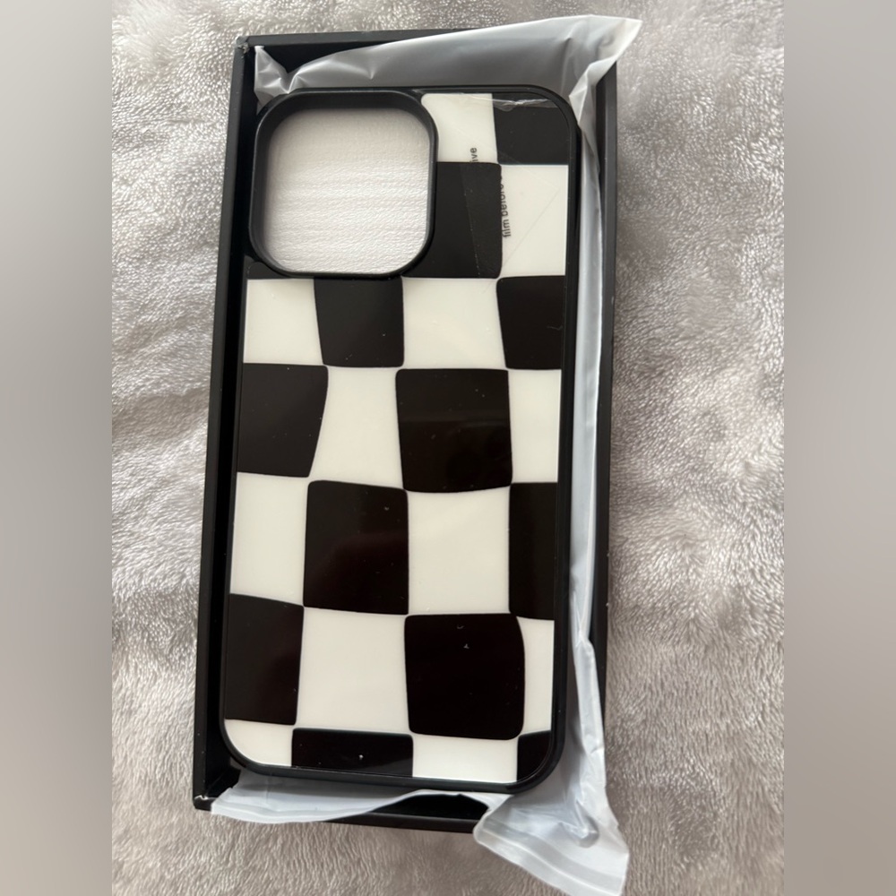 Black and White Checkered Phone Case